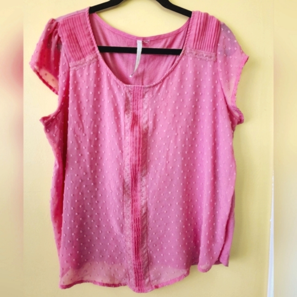 Lauren Conrad XL Pink Top